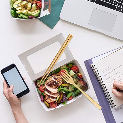 Set Of 2, Bamboo Utensils Cutlery, Dakuan Reusable Cutlery Travel Set, Bamboo Spoon, Fork, Knife, Brush, Chopsticks And Straw, Eco-Friendly Portable Utensils With Case #TOP7