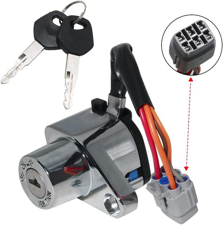 Ignition Switch and Ignition Key Motorcycle Ignition Switch for Suzuki VZR1800 Boulevard M109R for Suzuki VZR1800N Boulevard M109R for Suzuki VZR1800Z Boulevard M109R OEM 37110-48G50