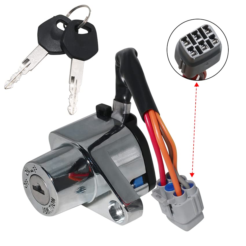 Ignition Switch with Key 37110-40H11 37110-40H31 37110-22H30 37110-48G50 Ignition Switch for Suzuki VZ1500 VLR1800 VZR1800 Intruder M1500 C1800R M1800R/Boulevard M90 C109R M109R,VL1500 Boulevard C90