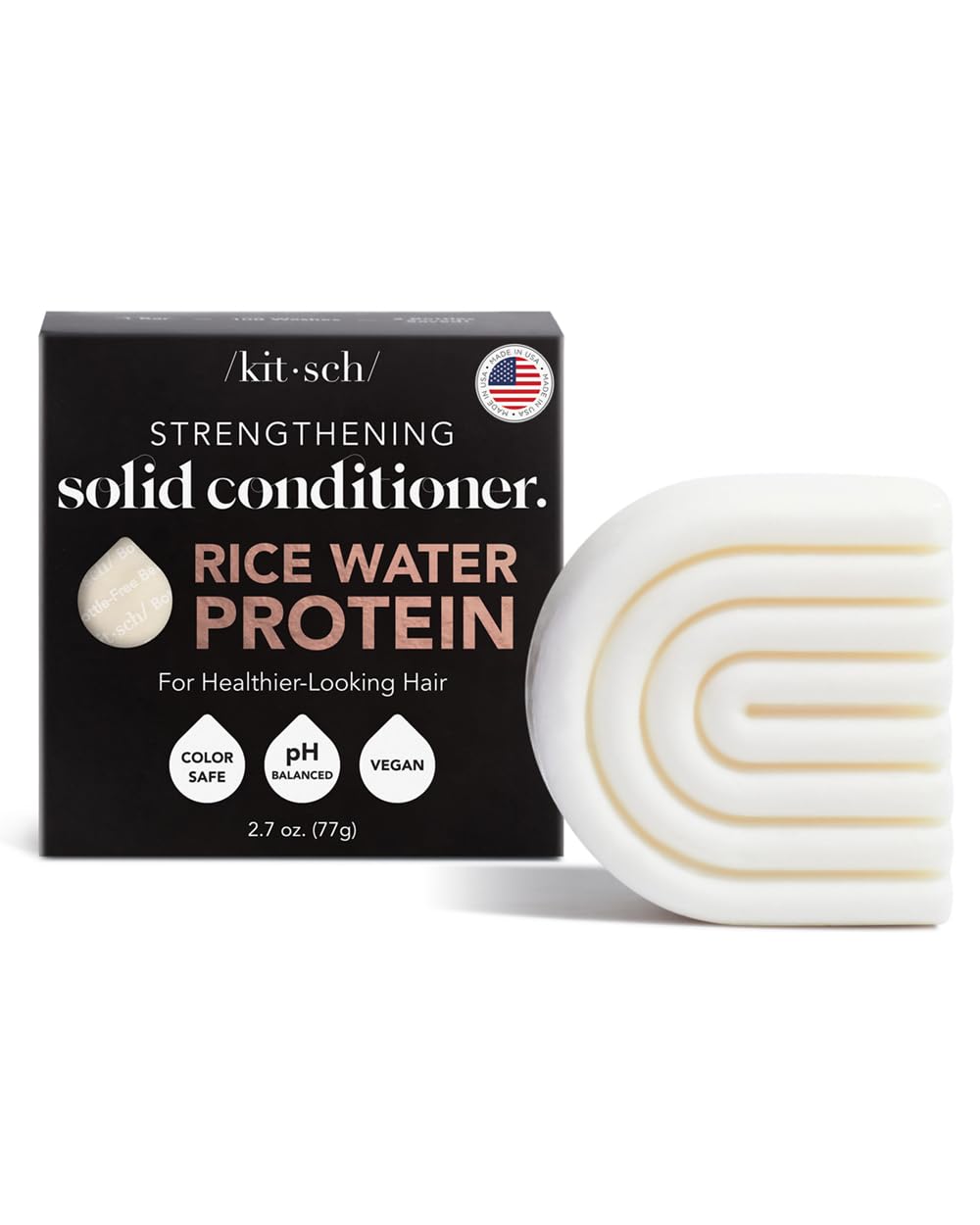 Buy Kitsch Rice Water Protein Conditioner Bar for Hair Growth