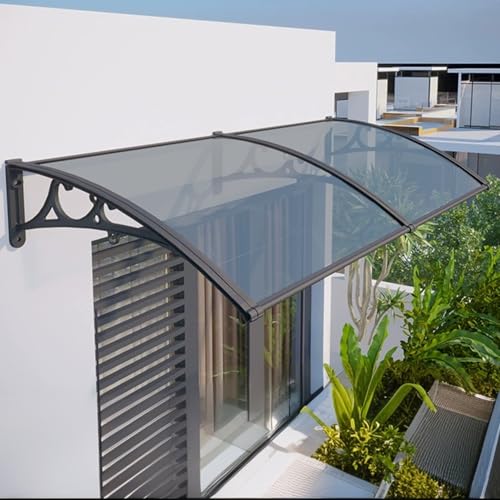 Copertura in policarbonato per terrazza esterna, protezione da sole e pioggia, protezione dalle intemperie durevole, prevenzione della caduta di oggetti, perfetta per terrazze e giardini