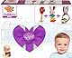 Eichhorn 100017045 - Baby Starter/Geschenke Set mit Maraca, Greifling mit Sound und Greifling mit Hasenmotiv, 3-teilig, ab 3 Monaten