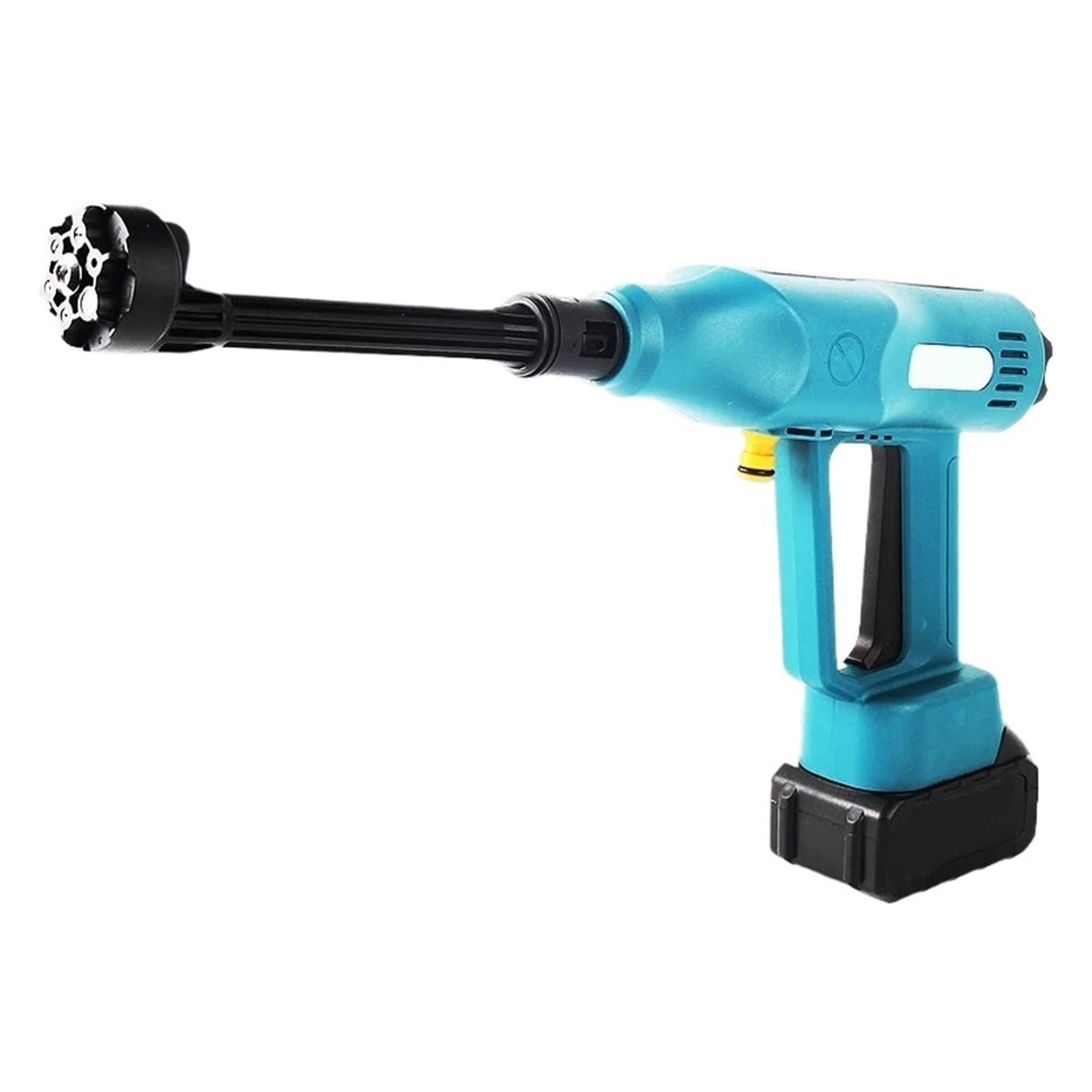 Lavadora De Coches Eléctrica 200Bar, Pistola Agua Lavado Alta Presión, Motor Sin Escobillas, Limpiador Inalámbrico, Boquilla Ajustable Potente Chorro A PresióN