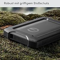 SanDisk PROFESSIONAL G-Drive ArmorATD 2 TB (Mobile Festplatte, All-Terrain Festplatte, USB-C-fähig, bis 130 MB/s, für Mac und Windows, Wasser- und staubfest) – Ansicht 4