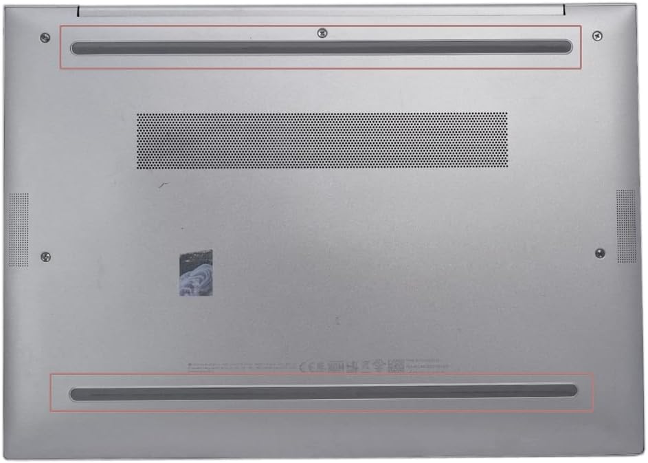 ZAHARA Antypoślizgowe nóżki do spodu laptopa wymienny do HP EliteBook 840 845 G9 G10 840 845 G11 G12 1 gruby 1 końcówka 24 6 x 0 6 x 0 3 ciemnoszary