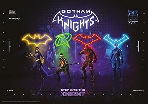 GOTHAM KNIGHTS - Into the Knight - Art Print - Limitée Edition 'A3'