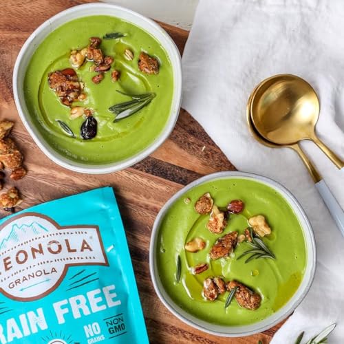 Image of Paleonola Original & Vanilla Bean Grain-Free Granola, Variety Pack of 2 (10 Oz Resealable Bag Each) - Gluten, Soy, and Dairy-Free, Grainless Paleo Granola - Perfect for Breakfasts or Smoothie Toppings