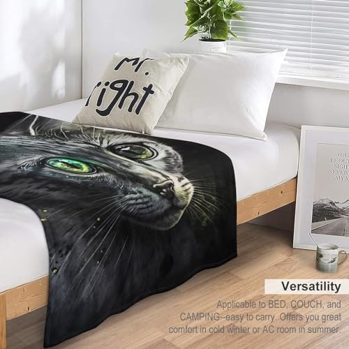 Couverture chat chaude et lavable en machine pour lit et canapé