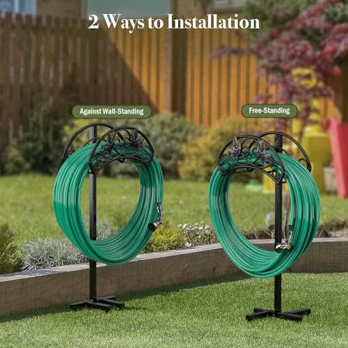 image for Winpull Garden Hose Holder Detachable Water Hose Holder Hose Hanger, H