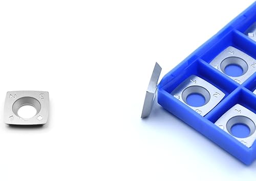 Miniatura 2 de Cortadores cuadrados de 0.591 in con insertos de carburo de radio de 2 pulgadas, 15 × 15 × 0.098 in-R50 de repuesto para herramientas de torneado de