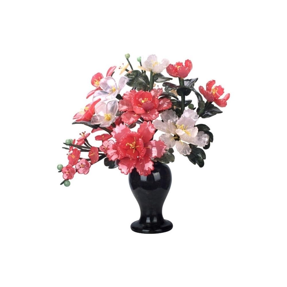 CHENGAIJIAN Artificial Bonsai Tree, Chinese-style Jade Bonsai Artificial Tree Decorative Faux Plants House Plant for Office Desk