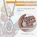 PROSTEEL Stainless Steel Saint Christopher Necklace Patron Medal Pendant Chain Religious Jewelry Men