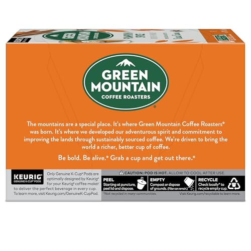 Image of Green Mountain Coffee Roasters Pumpkin Spice, Single-Serve Keurig K-Cup Pods, Flavored Light Roast Coffee, 10 Count