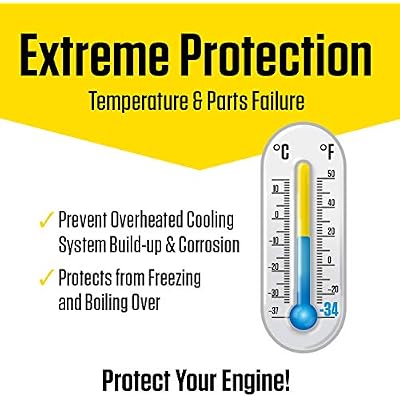 Prestone AF2100-6PK Extended Life 50/50 Antifreeze - 1 Gallon, (Pack of 6)