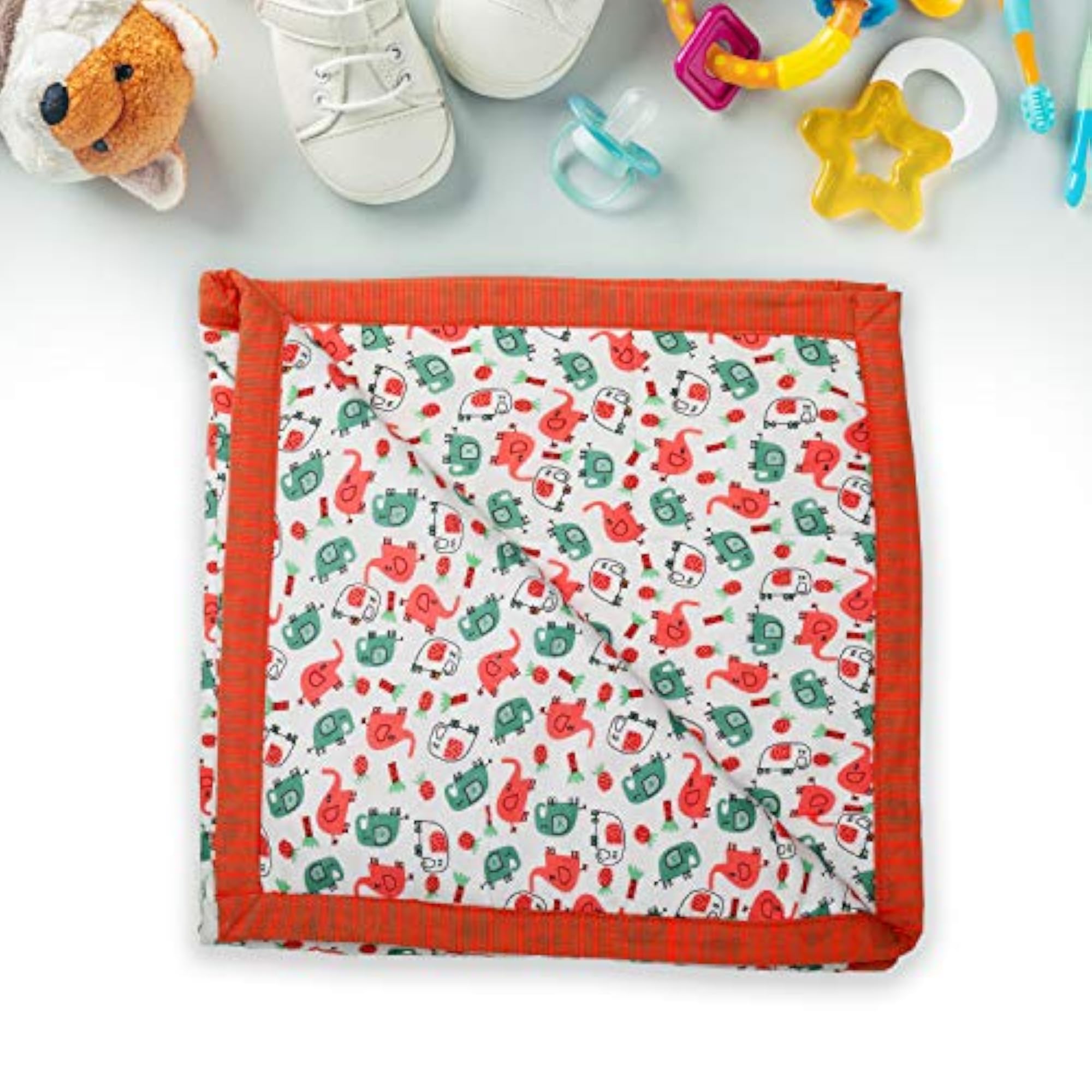 Cotton Hooded Wrapper for Newborns, Soft & Warm Blanket