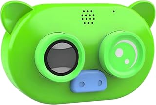 Câmera digital para crianças 1080P filmadora de vídeo de alta resolução com revestimento de silicone macio de 2 polegadas para tela grande corda suspensa Câmera digital infantil,câmera digital para crianças,câmera infantil digital,melhor câmera digital para crianças,câmera digital infantil para meninos Green