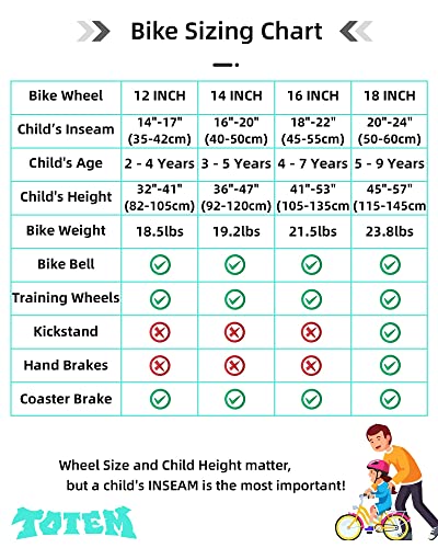 Joystar BIKE016GR-12 Inch Kids Bike For Boys Girls 2 3 4 Years Old Gifts Toddlers Bicycle thumb #3