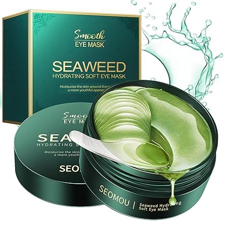 Whimsical Under Eye Patches - Hydra Anti Wrinkle Eye Serum Patch Anti-Aging Under Eye Mask for Removing Dark Circles, Repair Fine Lines Puffiness & Wrinkles(60 Pcs) (Medium, Aloe vera)-image-8