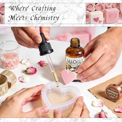 Image of HIQILI Rose Fragrance Oil for Perfume Making, DIY Skin Product - 5.07 Fl Oz | Long-Lasting Scent, Suitable for Candle, Soap Making, Essential Oil for Diffuser, Aromatherapy, Add to Home Cleaning Spray