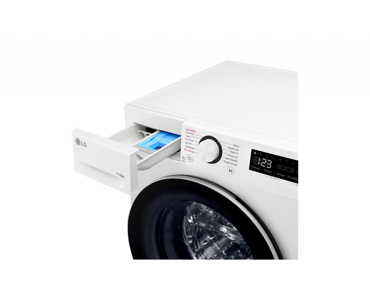 Lave linge séchant Lg Lave linge sechant F164R51WRS