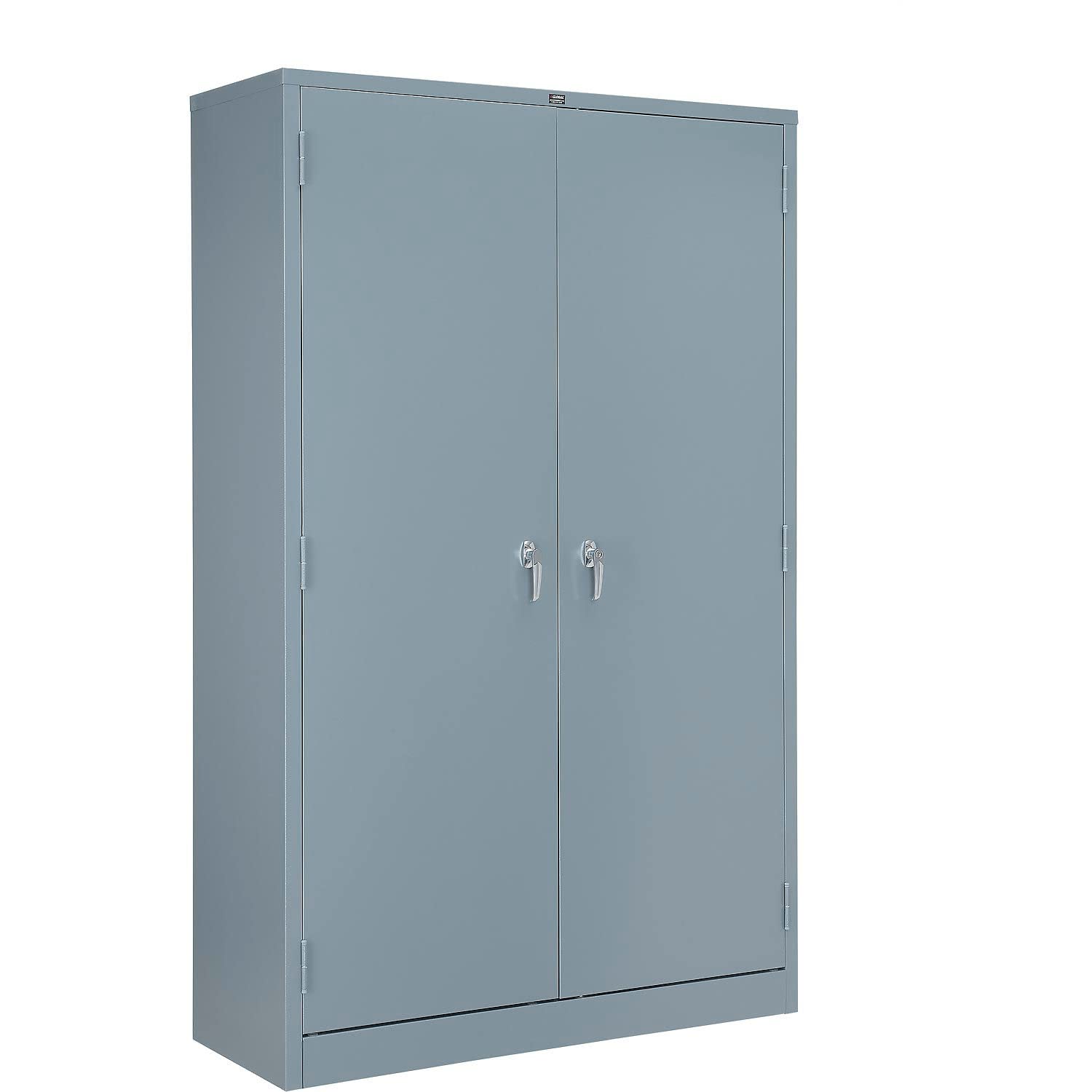 Global Industrial Assembled Storage Cabinet, 48x18x78, Gray