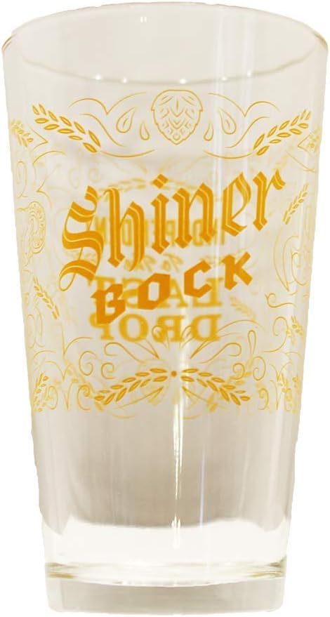 Shiner Bock Beer Pint Glass New