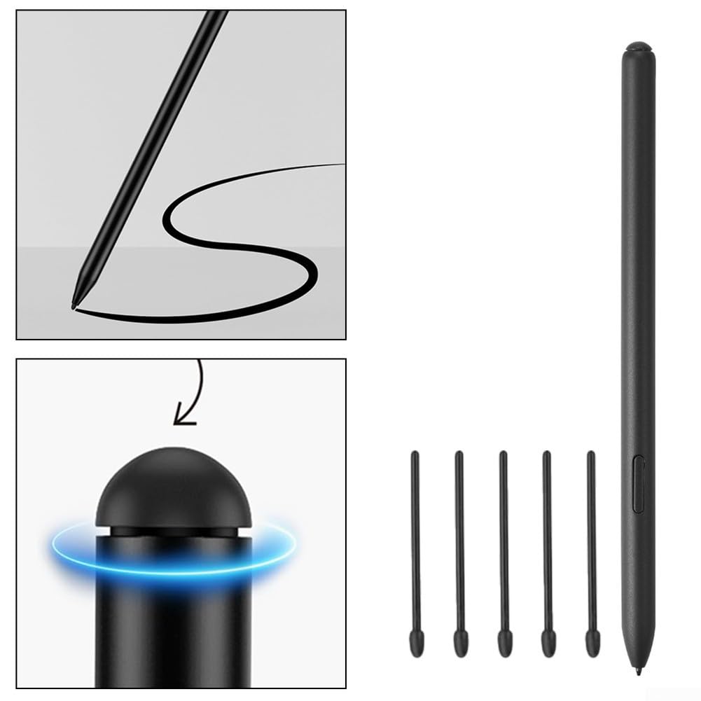 Stylet pour Remarkable 2, sensibilité à la pression 4096 avec rejet avancé de la paume et 5 pointes interchangeables pour une créativité accrue