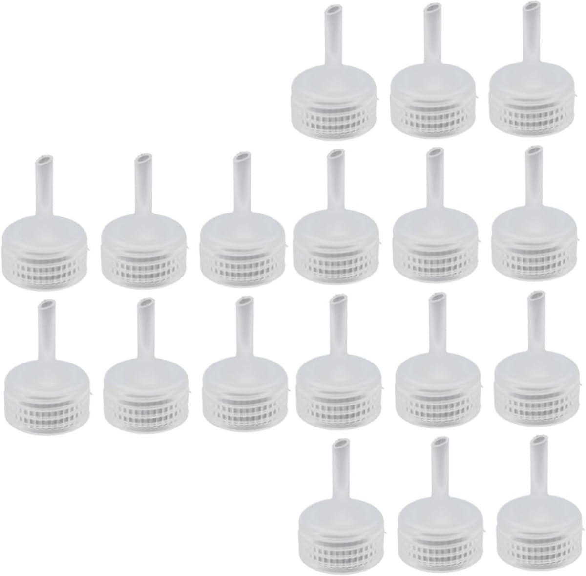 DOITOOL 150pcs Shrimp Egg Hatching Cap Incubator for Aquarium Fish Tank Plastic Tool for Shrimp Breeding Easy to Install Beverage Bottles