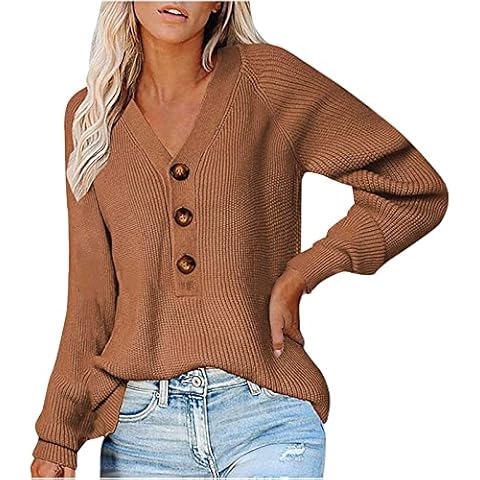 Strickweste Ärmellos Damen Pullunder Sweater Lang Sweatshirt Oberteil Oversize Tops Langarm Schulterfrei Damen Casual Pulli Cover