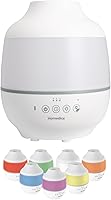 HoMedics TotalComfort Cool Mist Humidifier for Large Rooms - Bedroom & Office, Top-Fill 0.5 Gal, 25Hr Runtime, Quiet, Night Light, Oils