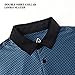 DEOLAX Mens Polo Shirts Fashion Print Mens Golf Shirt Dry Fit Mens Golf Polo Short Sleeve Quick Dry Funny Golf Shirt for Men Black Grey