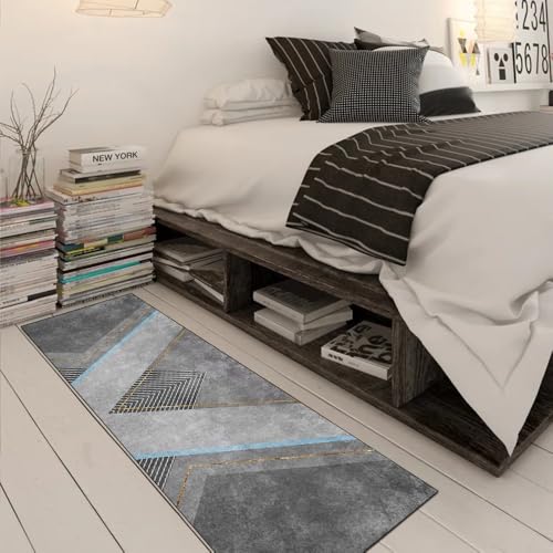 Alfombra atrapa la suciedad lavable gris para suelos de pasillos 3