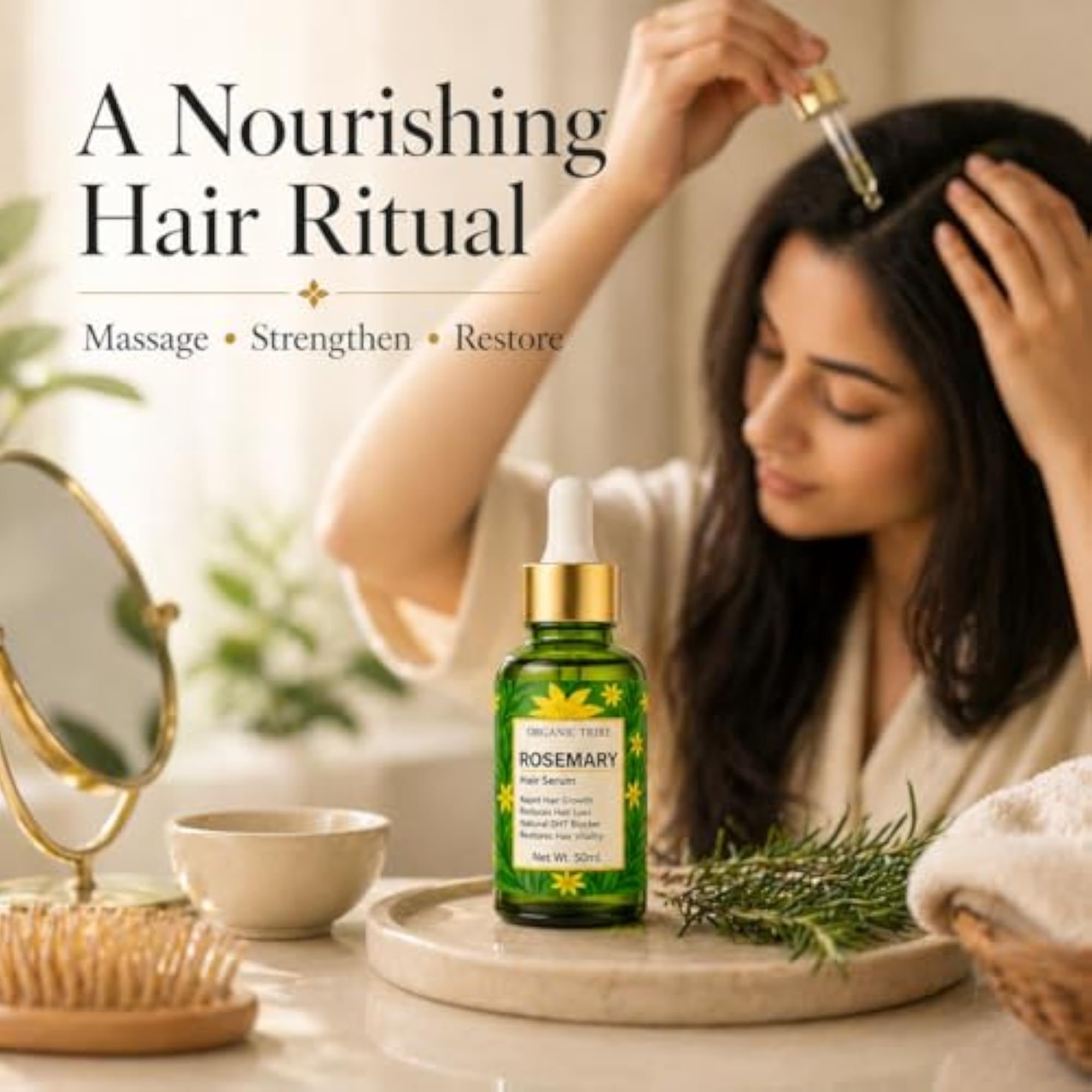 Authentic Rosemary Hair Growth Serum, 50ml