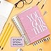 Yhtrg Spiral Journal Notebook for Women, You Got This Inspirational Notebooks Journal, Pink School Journal Notebook, Pink Motivational Positive Notebooks for Office School Supplies, 5.5x8.3 Inch