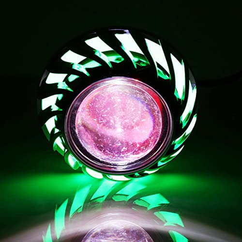 Akozon Lente del del Faro Luz del Punto del Ojo del del ángel del Halo único (GREEN)