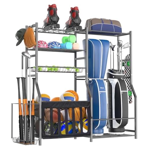 OrganizeLink Sports Equipment Garage Organizer