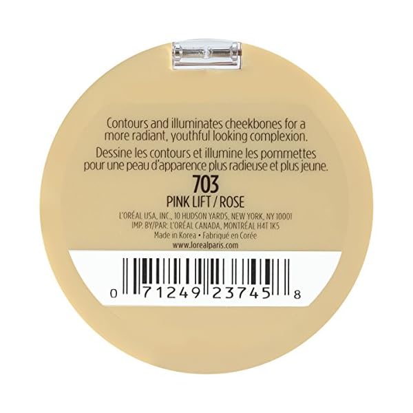 L'Oréal Paris Visible Lift Color Lift Blush, Pink Lift, 0.14 oz.