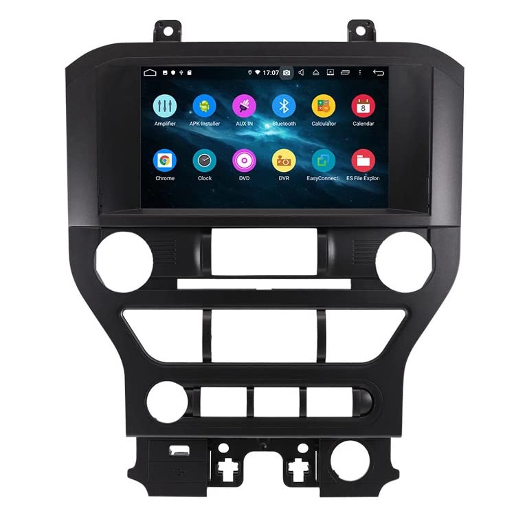 Omnitek 64G Carplay Android 10 Car GPS Navigation for Ford Mustang 2015+ Autostereo Headunit Multimedia Player Car Radio Tape Recorder