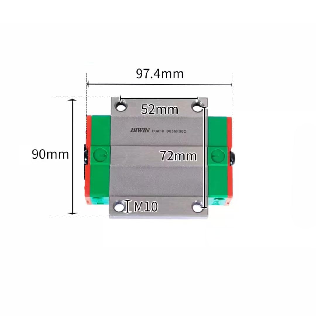 Flish HGW30 HIWIN Linear Block for HGW30CC Linear Motion Slider Rail Guide
