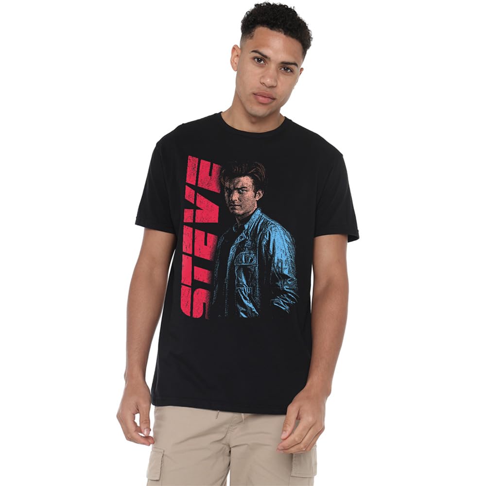 T-shirt Stranger Things Steve idéal pour vos soirées streaming et sorties