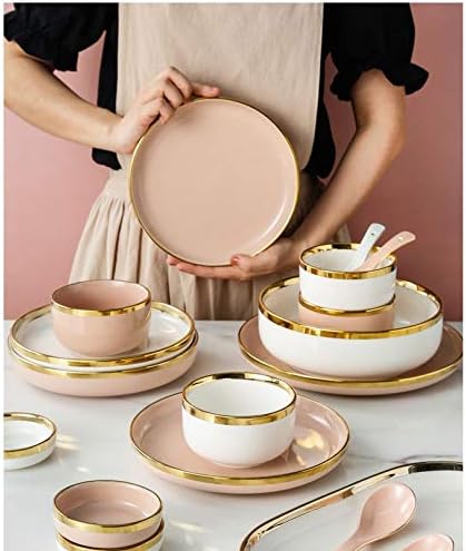 食器セット 中国製ディナーセット 陶磁器 プノンペン プレートとボウルセット レストランや結婚式のギフトに 中国製ディナーセット,P