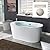 WOODBRIDGE B0088-B/N-Drain &O Bathtub, Brushed Nickel
