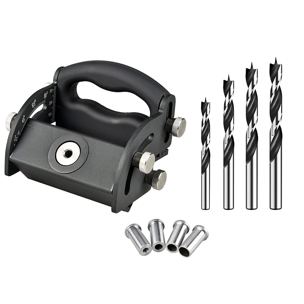 Hole Jig Adjustable Angles 0-90 Degrees Oblique Hole Locator 6-12mm Inclined Drill Sleeves / m8 / m10 /