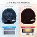 Gel Ice Migraine Headache Relief Cap, Adjustable Headache Cap Migraine with Drawstring Fits All Heads, Cold Compression Migraine Relief Cap for Tension, Stress, Sinus, Puffy Eyes, Hot/Cold Therapy
