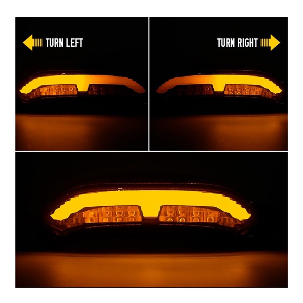 Luci Posteriori per Moto A LED da 12 V Luce Freno Posteriore di Stop Indicatori Direzione per CBR 600RR 2013-2020 Luci Freno