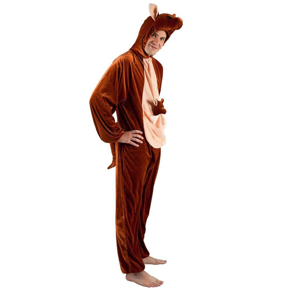 Boland Costume da canguro con cucciolo per adulto - Marrone - M/L