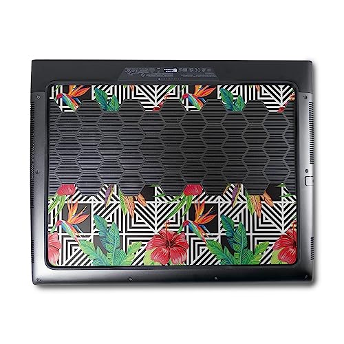 Image of MightySkins Skin Compatible with Alienware M18 R1 (2023) Full Wrap Kit - Pop Hibiscus | Protective, Durable, and Unique Vinyl Decal wrap Cover | Easy to Apply & Change Styles | Made in The USA