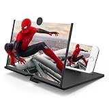 16 Zoll Handy Lupe,3D-Bildschirm Ausziehbarer HD Bildschirm Faltbarer Gegen Blaues Licht Bildschirmlupe für Alle Smartphones