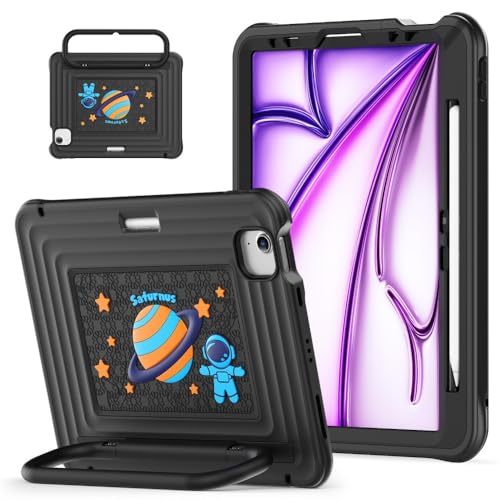 Étui iPad Pro 11 2021 noir protection intégrale antichoc rigide silicone bandoulière