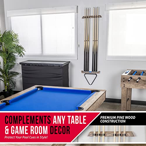 Support queue de billard mural GoSports idée cadeau pour joueur de billard - 4